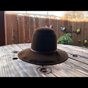 Resistol felt hat chocolate brown